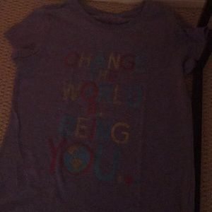 Girls shirt with quote